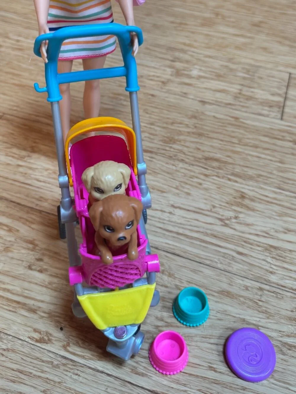 Barbie Sets Lot! Convertible Car, Stroll & Play Pet Dogs, Beach Ken, Chelsea